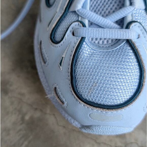 Adidas EQT Gazelle EE4822 Low Top Leather/Mesh Snealers in Glow Blue, size 8.5 - Picture 6 of 9